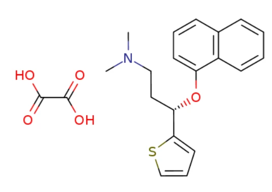 S - (+) - n, n - ডাইমেথাইল -3- (1-নেফথক্সি) -3- (2-থিয়েনাইল) -1-প্রোপাইলামাইন অক্সালেট (132335-47-8)