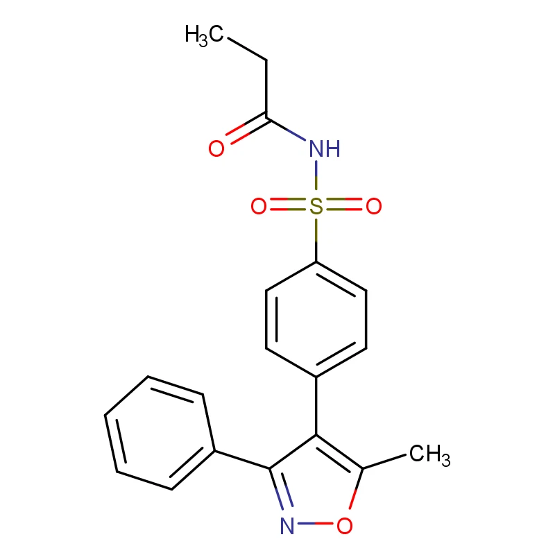 এন-[4-(5-মিথাইল-3-ফিনাইল-অক্সাজল-4-ইএল)ফিনাইল]সালফোনিলপ্রোপানামাইড